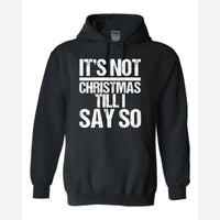 Not Christmas — Hoodie / Black