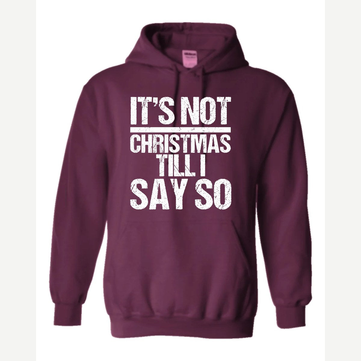 Not Christmas — Hoodie / Maroon