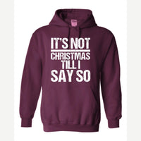 Not Christmas — Hoodie / Maroon