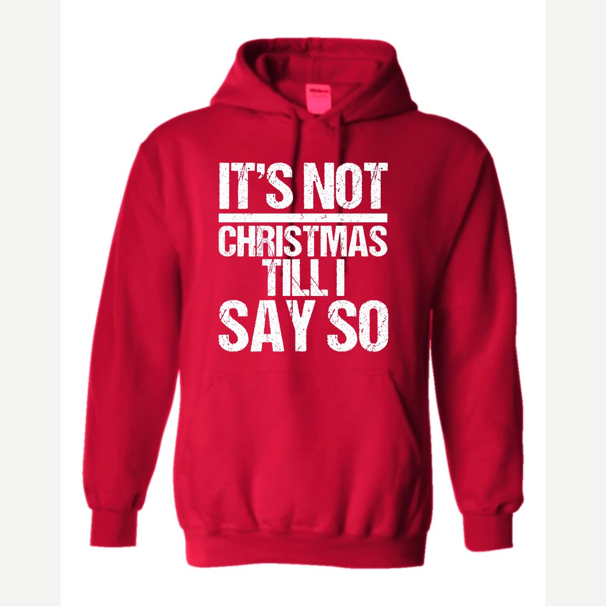 Not Christmas — Hoodie / Red