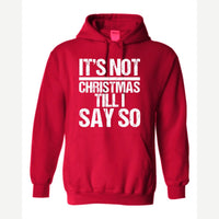 Not Christmas — Hoodie / Red