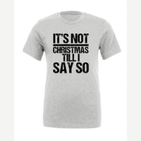 Not Christmas — Premium Tee / Athletic Heather