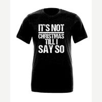 Not Christmas — Premium Tee / Black