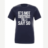 Not Christmas — Premium Tee / Navy