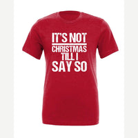 Not Christmas — Premium Tee / Red