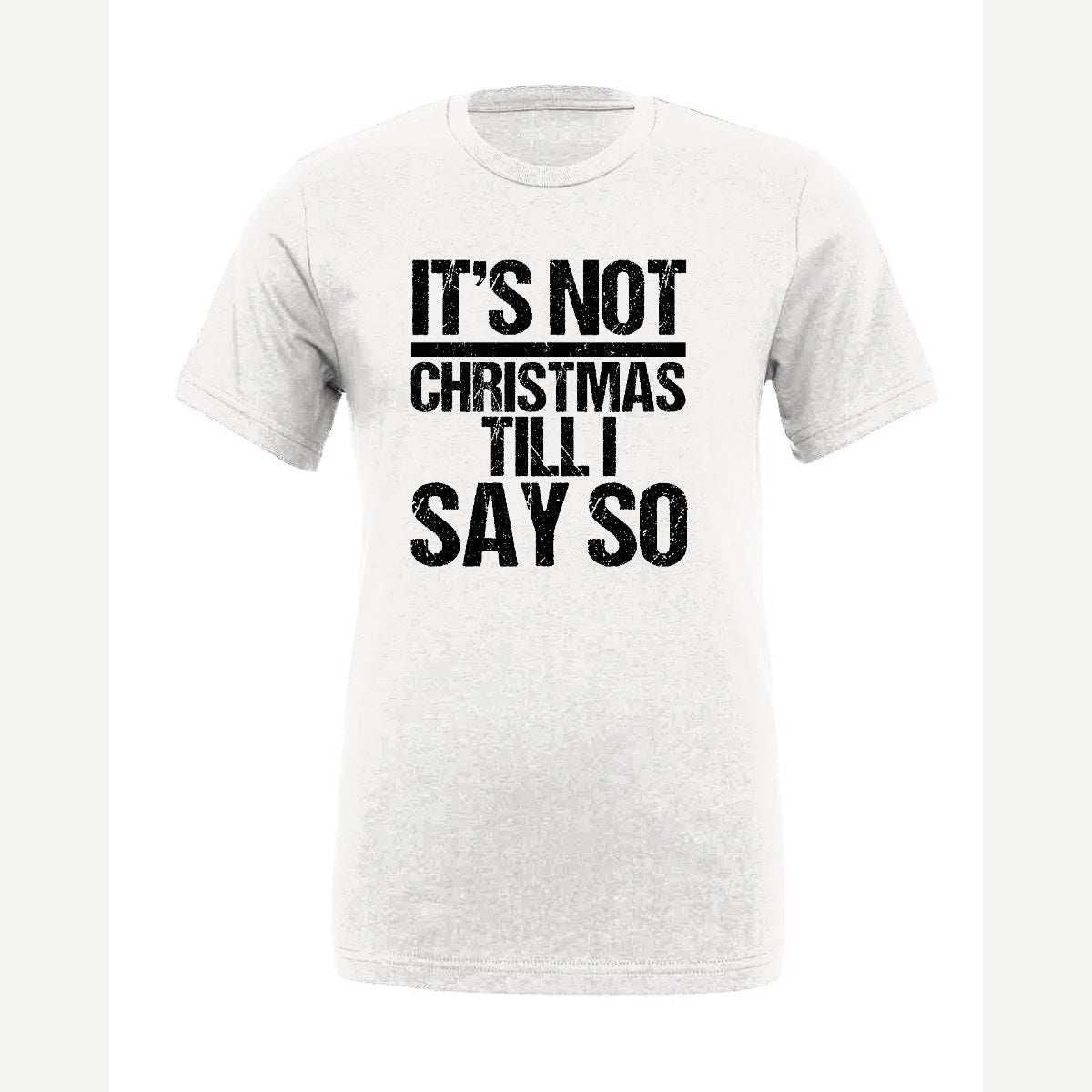 Not Christmas — Premium Tee / White
