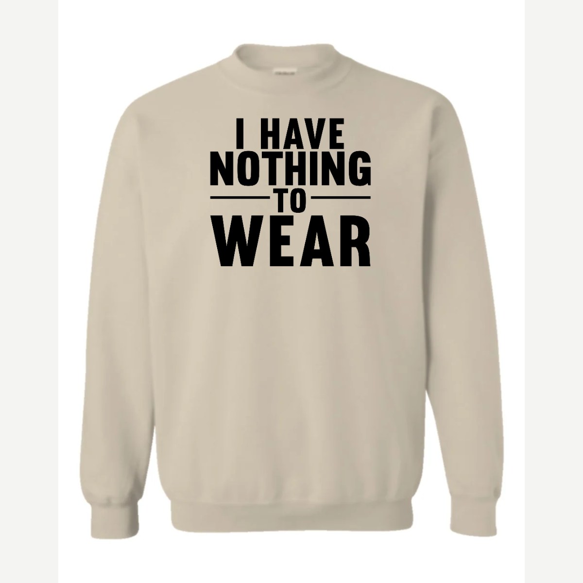 Nothing to Wear — Crewneck Sweatshirt / Sand