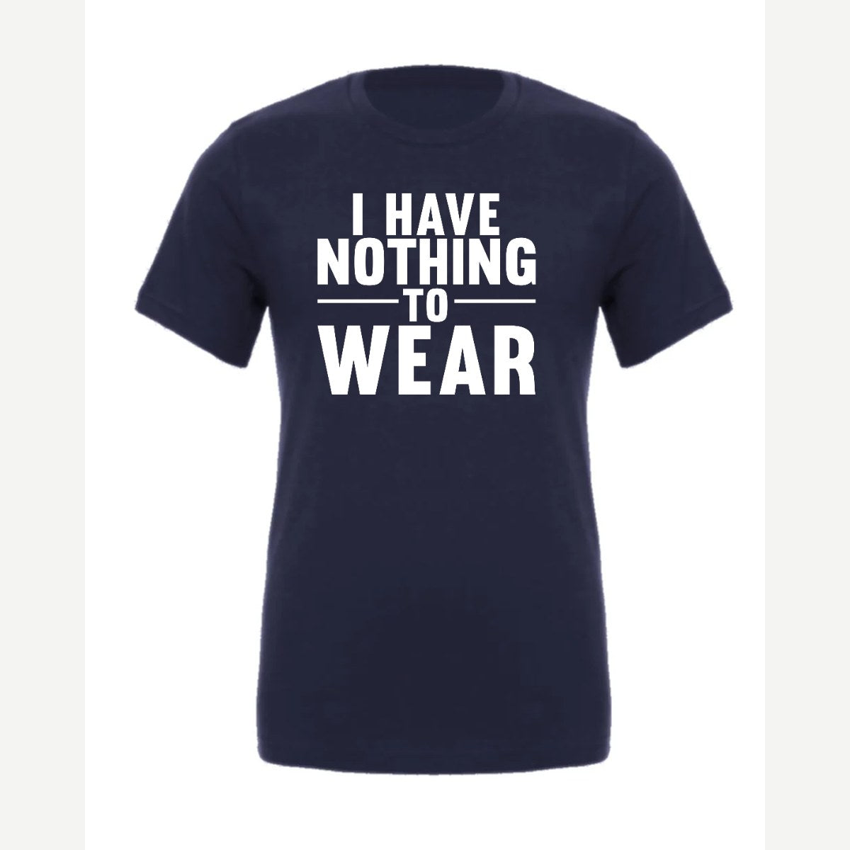 Nothing to Wear — Premium Tee / Navy