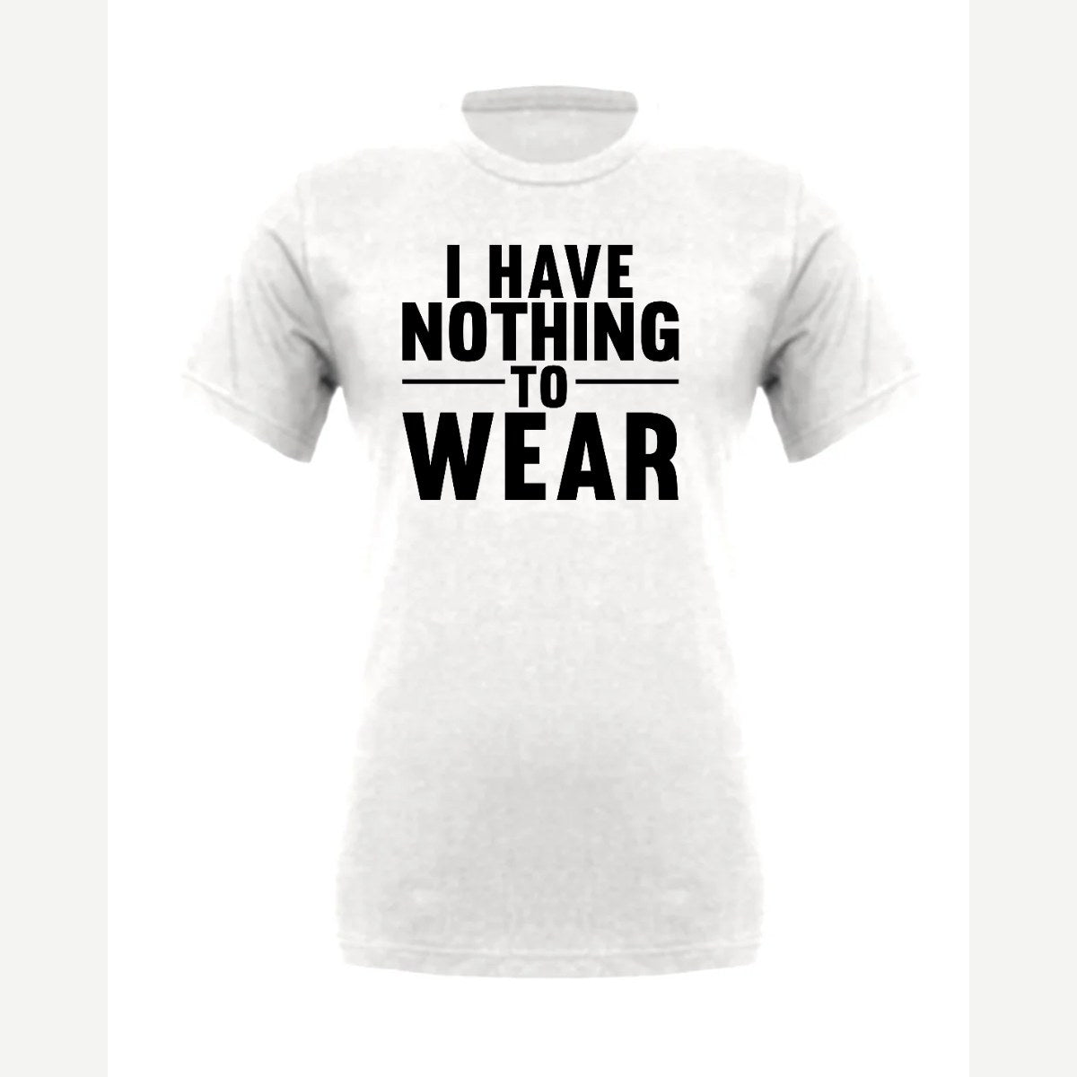 Nothing to Wear — Premium Tee / White