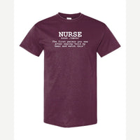 Nurse The Other Definition — Classic Tee / Maroon