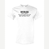 Nurse The Other Definition — Classic Tee / White