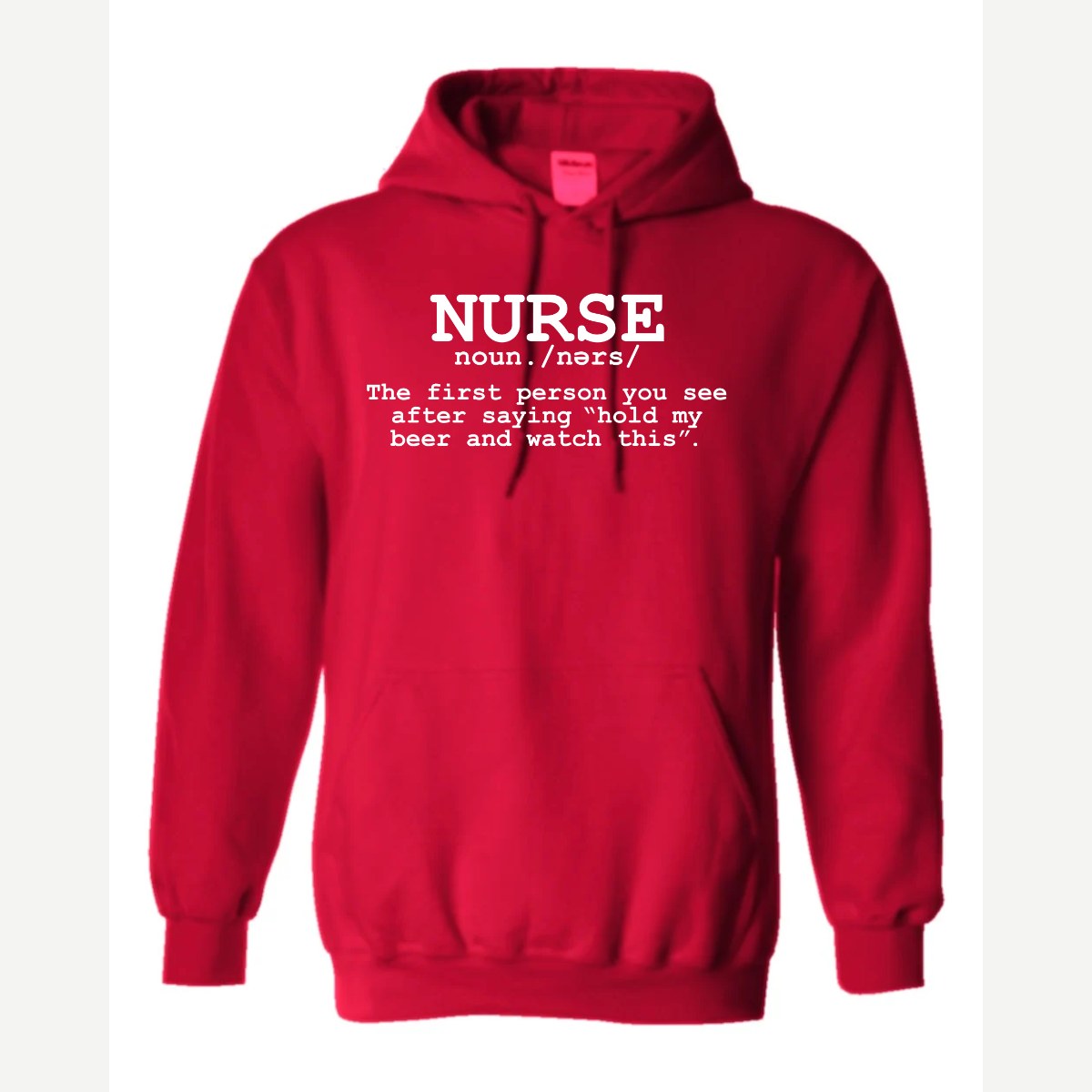 Nurse The Other Definition — Hoodie / Red