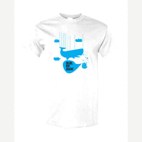 Oh No, Not Again (Falling Whale) — Classic Tee / White