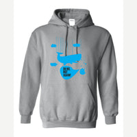 Oh No, Not Again (Falling Whale) — Hoodie / Sport Grey