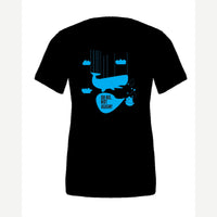 Oh No, Not Again (Falling Whale) — Premium Tee / Black