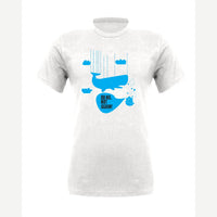 Oh No, Not Again (Falling Whale) — Premium Tee / White