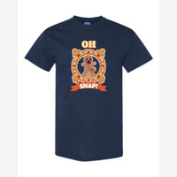 Oh Snap! (Gingerbread Man) — Classic Tee / Navy