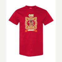 Oh Snap! (Gingerbread Man) — Classic Tee / Red