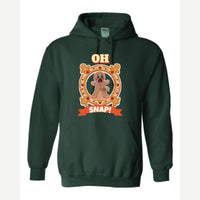 Oh Snap! (Gingerbread Man) — Hoodie / Forest Green