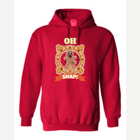 Oh Snap! (Gingerbread Man) — Hoodie / Red
