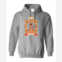 Oh Snap! (Gingerbread Man) — Hoodie / Sport Grey