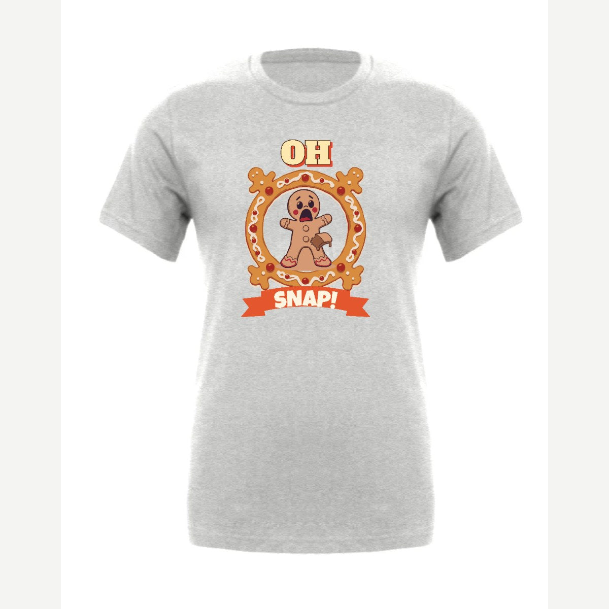 Oh Snap! (Gingerbread Man) — Premium Tee / Athletic Heather