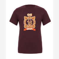 Oh Snap! (Gingerbread Man) — Premium Tee / Maroon