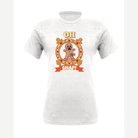 Oh Snap! (Gingerbread Man) — Premium Tee / White