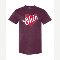 Ohio is Home — Classic Tee / Maroon