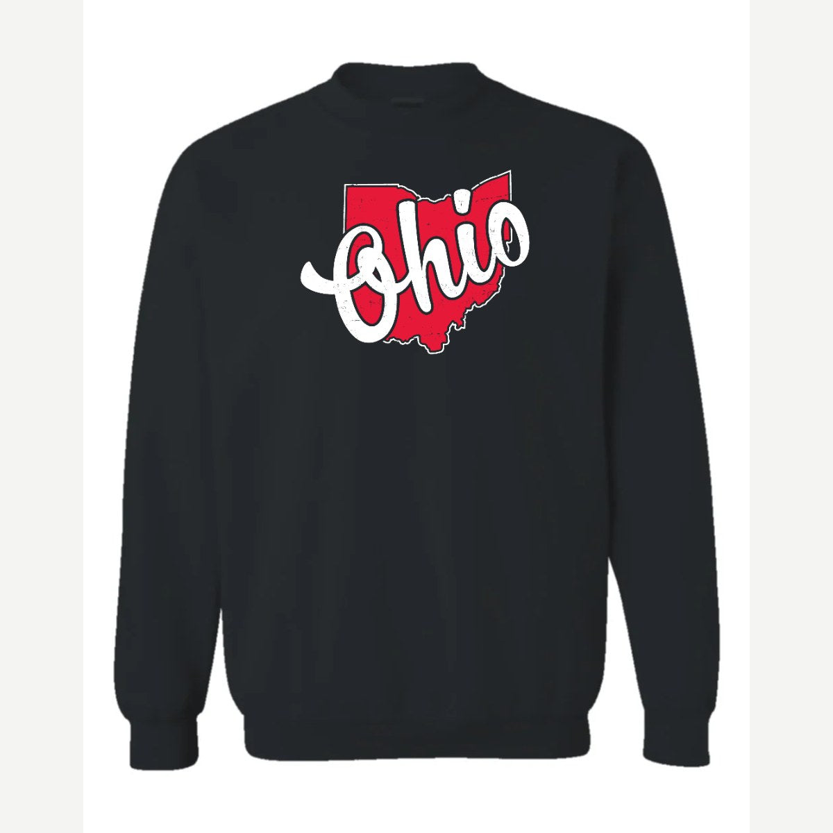 Ohio is Home — Crewneck Sweatshirt / Black