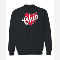 Ohio is Home — Crewneck Sweatshirt / Black