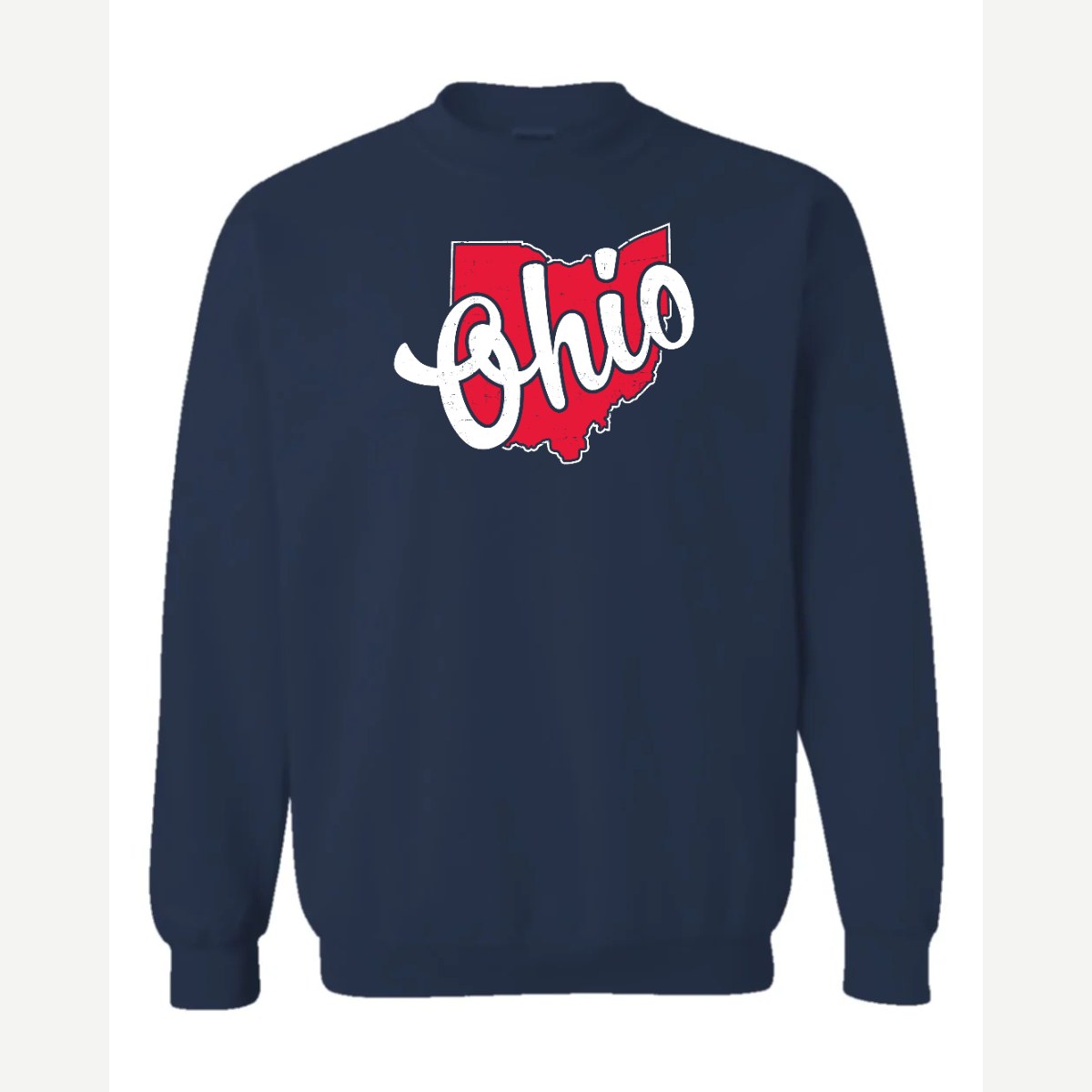 Ohio is Home — Crewneck Sweatshirt / Navy
