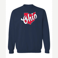 Ohio is Home — Crewneck Sweatshirt / Navy