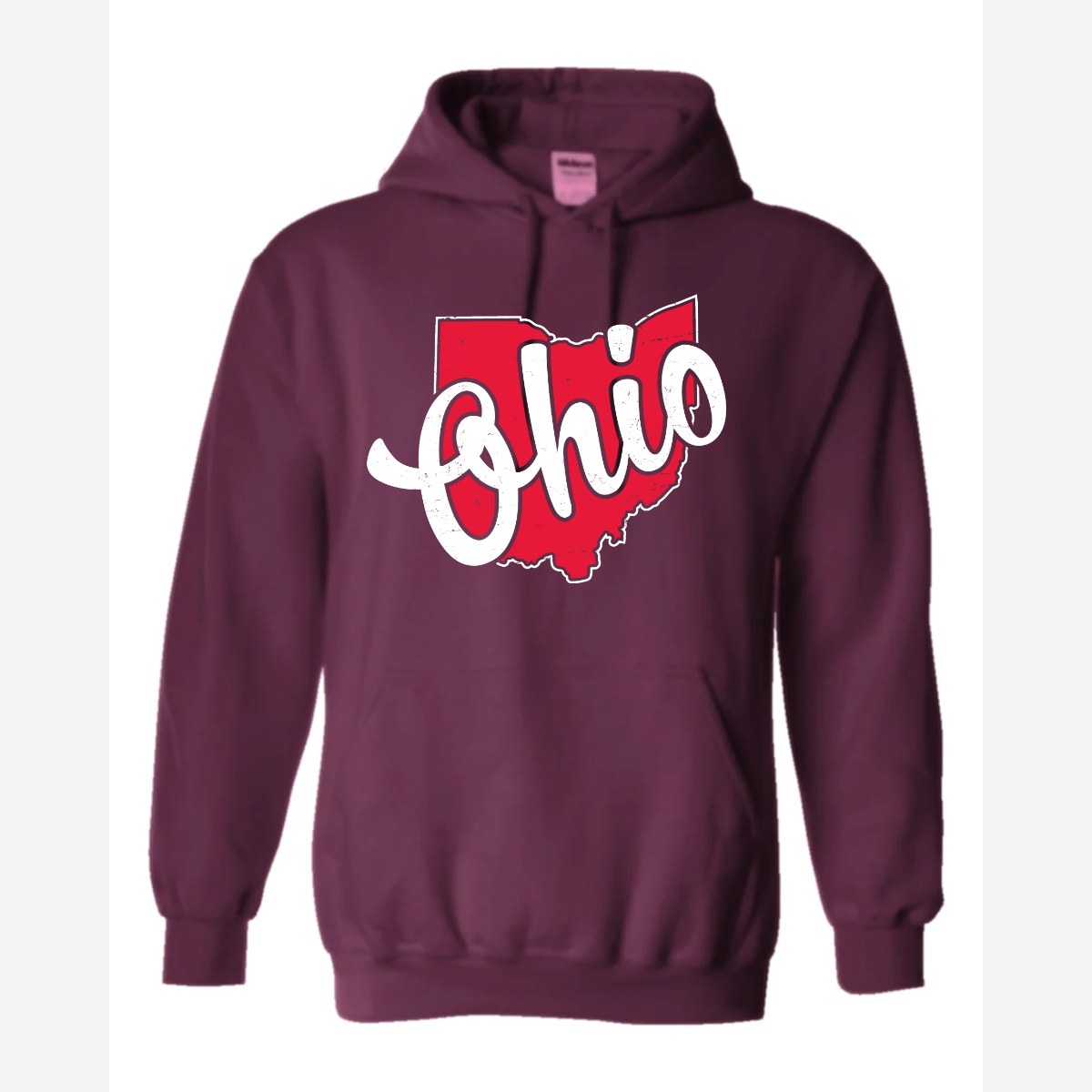 Ohio is Home — Hoodie / Maroon
