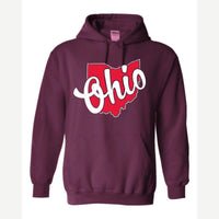 Ohio is Home — Hoodie / Maroon