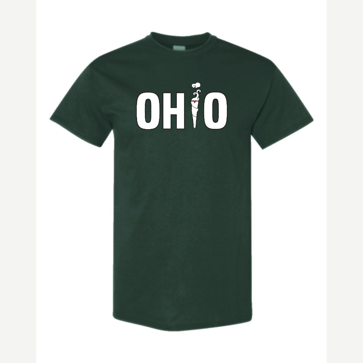 OHIO (Smoking i) — Classic Tee / Forest Green