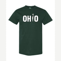 OHIO (Smoking i) — Classic Tee / Forest Green