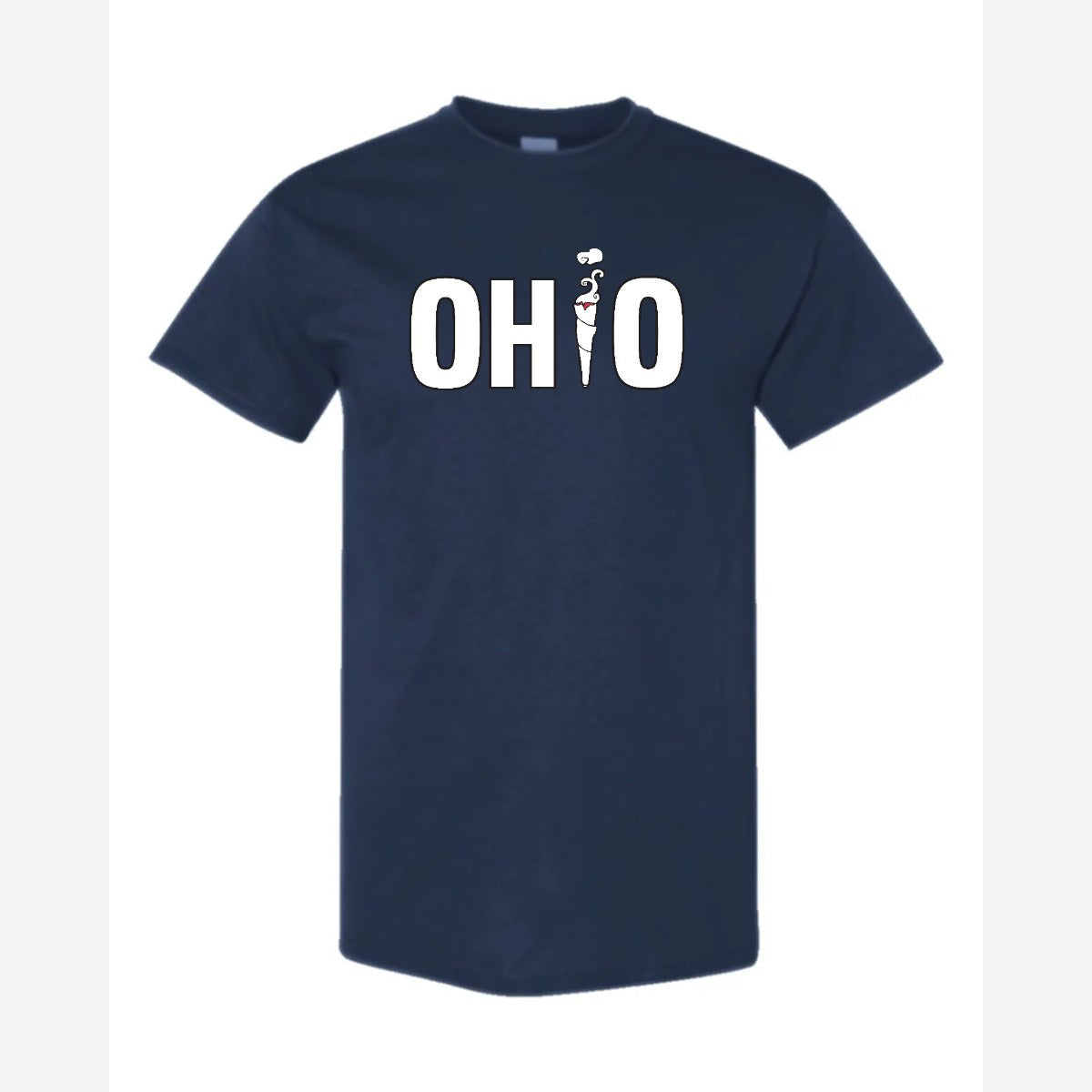 OHIO (Smoking i) — Classic Tee / Navy