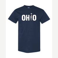 OHIO (Smoking i) — Classic Tee / Navy