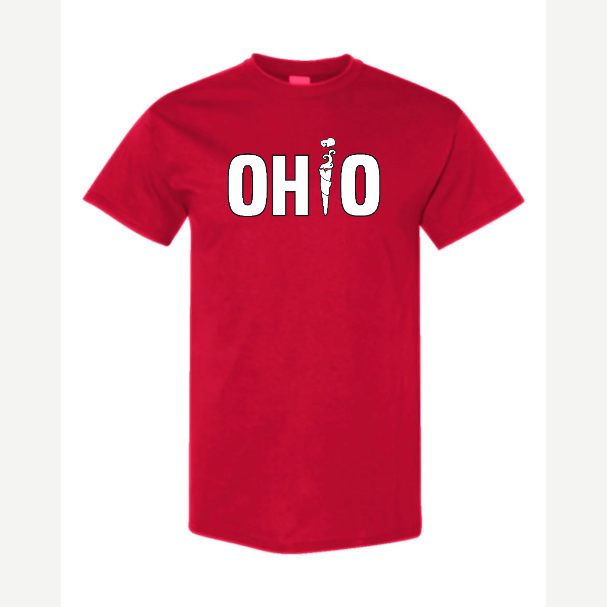 OHIO (Smoking i) — Classic Tee / Red