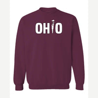 OHIO (Smoking i) — Crewneck Sweatshirt / Maroon