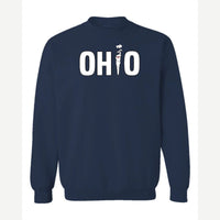 OHIO (Smoking i) — Crewneck Sweatshirt / Navy