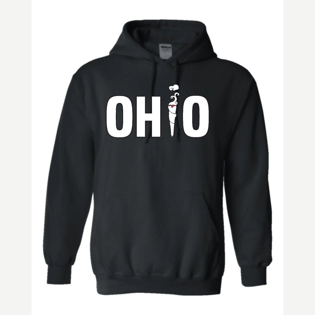 OHIO (Smoking i) — Hoodie / Black