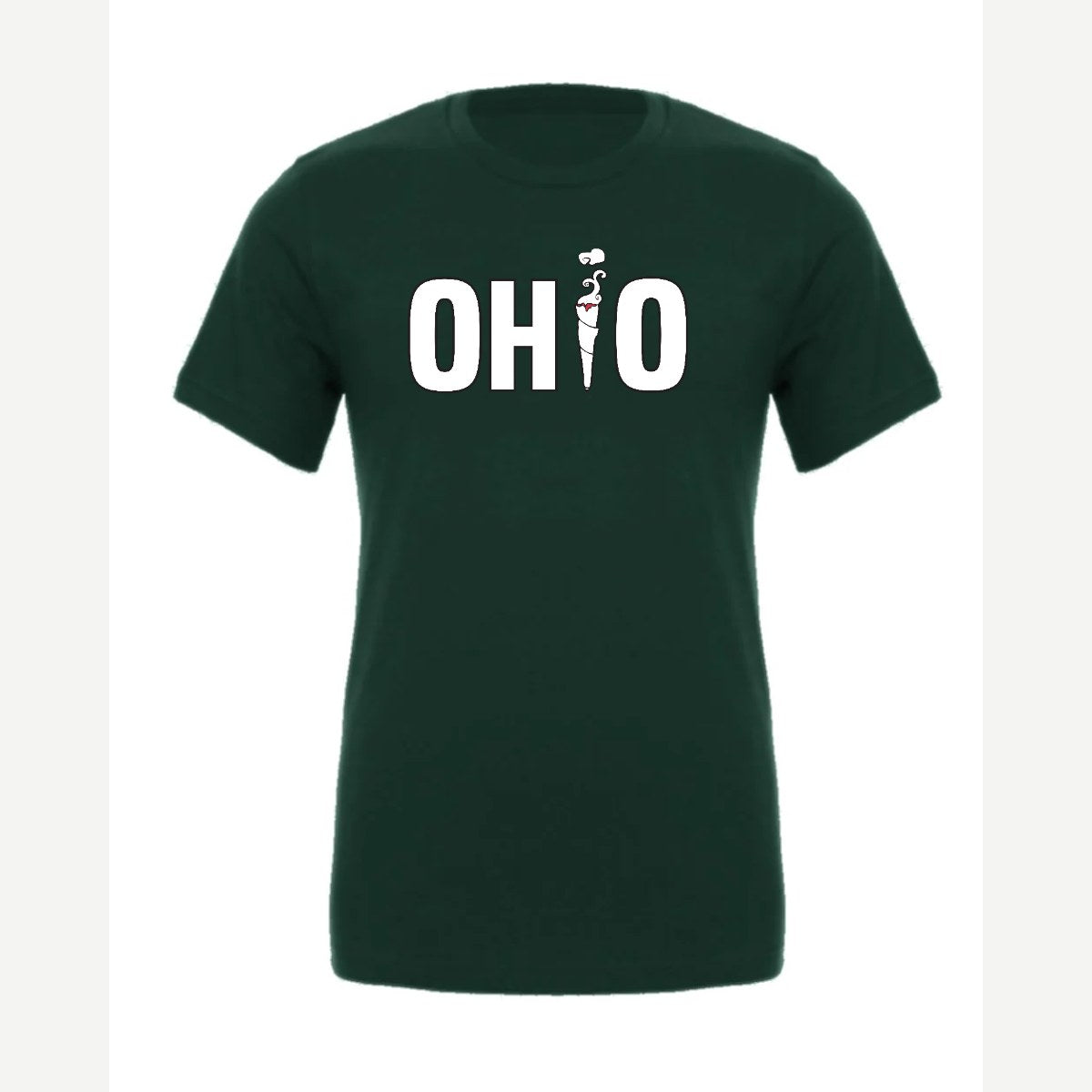 OHIO (Smoking i) — Premium Tee / Forest