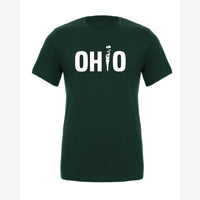 OHIO (Smoking i) — Premium Tee / Forest