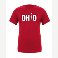 OHIO (Smoking i) — Premium Tee / Red