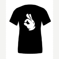 OK Hand (Cartoon Glove) — Premium Tee / Black