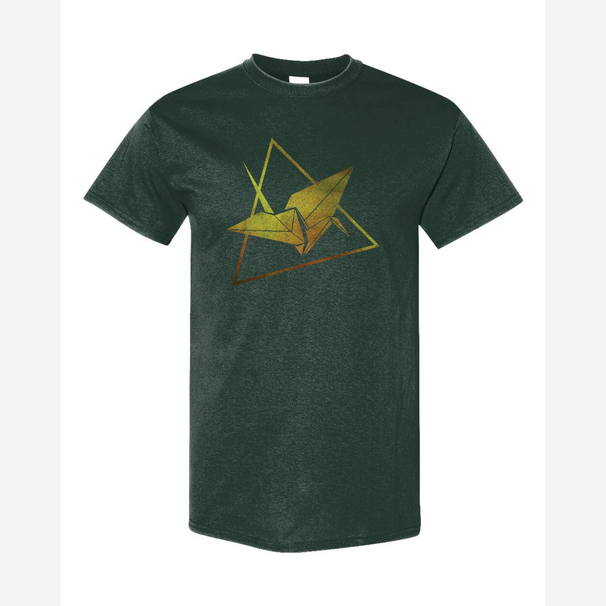 Origami — Classic Tee / Forest Green