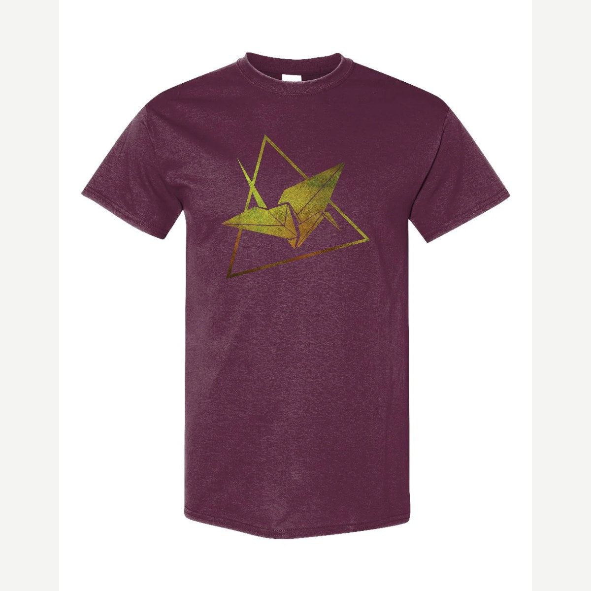 Origami — Classic Tee / Maroon