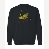 Origami — Crewneck Sweatshirt / Black